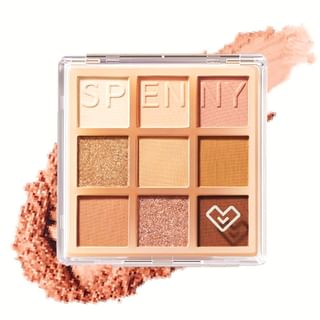 Paleta de sombras de ojos SPENNY 9 colores - Rosa marrón #062