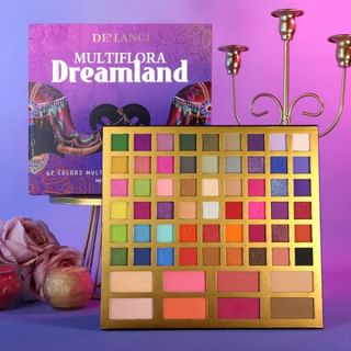 Paleta de maquillaje DE'LANCI 62 funciones #Multiflora Dreamland