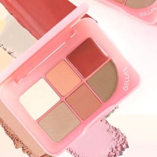 Palette multi-fonction Gella's 6 couleurs, Noisette #H02