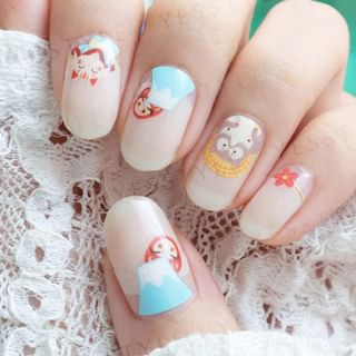 Autocollant pour vernis à ongles Lunacaca - 24 pièces