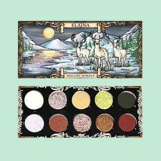 Palette d'ombre à paupières Chameleon Elaina Shellwe Makeup, 10g