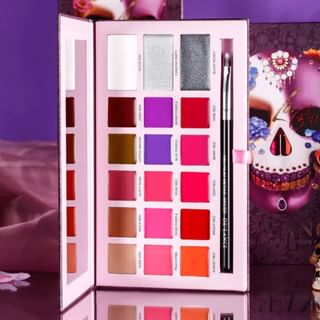 Paleta de lápiz labial La Catrina DE'LANCI de 18 colores