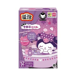 Tablettes de bain Earth x Sanrio Kuromi ONPO (paquet de 12)