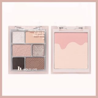 Paleta de sombras y rubor 2 en 1 HOLD LIVE - H01