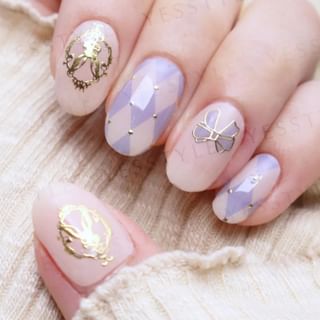 Pegatinas de arte de uñas Lunacaca Alicia en el País de las Maravillas (24 unidades)