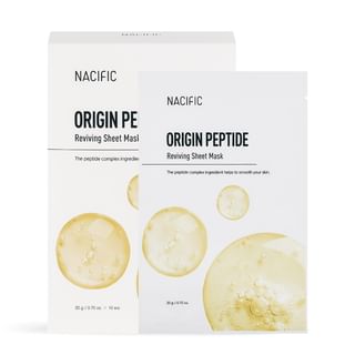 Masque en feuille revitalisant Nacific Origin Peptide (20g x 10 feuilles)