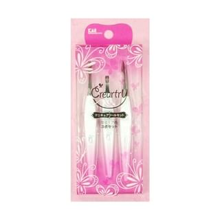 Set de Herramientas para Cutículas KAI Creartry (3 Piezas)