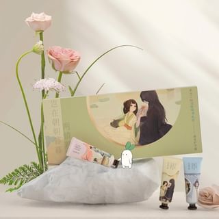Jeu de crème pour les mains WEILAN Peach Blossom Land (20g x 5 pièces)
