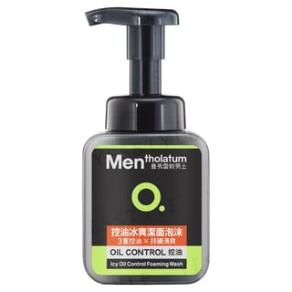 Lava facial con espuma de control de aceite y menta helada de Rohto Mentholatum 150 ml