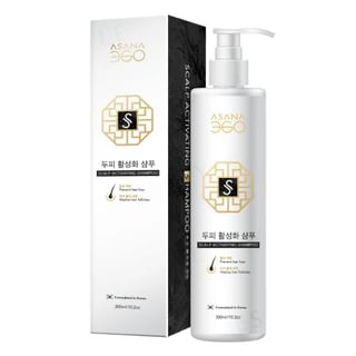 Champú activador de cuero cabelludo ASANA 360 - 300 ml
