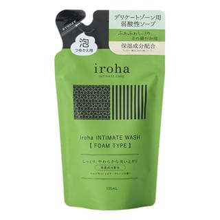 iroha INTIMATE CARE Intimate Wash Foam, Bergamot and Bitter Orange, 135ml