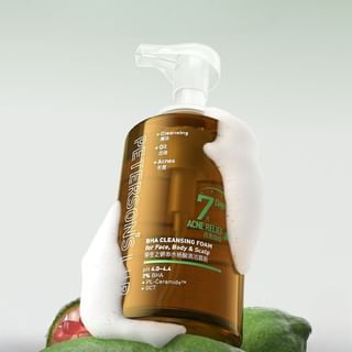 Espuma limpiadora BHA de laboratorio Peterson 300 ml (cara, cuerpo y cuero cabelludo)