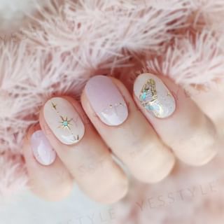 Autocollants pour ongles Lunacaca Dream Nebula (24 pièces)