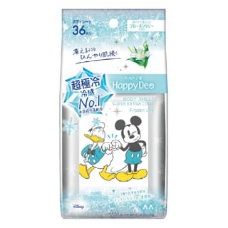 Mandom Disney Body Sheets - Cool Scented 36 Pack