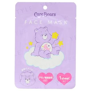Masques en feuille SHOBIDO Care Bears (Amour Plein Ours, Rêve Doux Ours, Ours du Coucher)