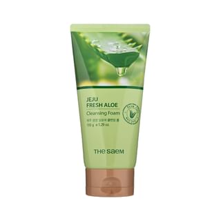 Mousse nettoyante rafraîchissante à l'aloe de Jeju The Saem - 150g