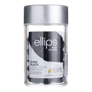 Aceite Vitamínico para el Cabello Ellips - Cuidado del Cabello Negro, 50 Cápsulas