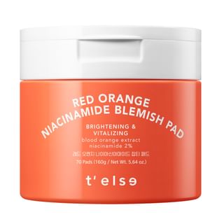 Pad para imperfecciones Realbarrier T'else Rojo Naranja con Niacinamida (70 unidades)