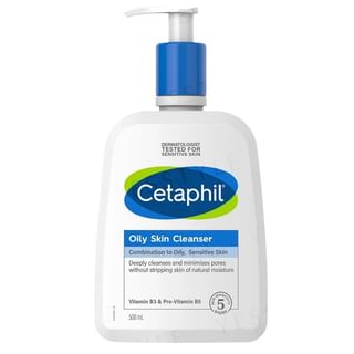 Cetaphil Oily Skin Cleanser, 500ml