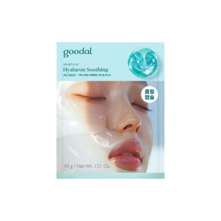 Masque apaisant en gel Goodal à l'extrait de feuilles de cœur de Houttuynia 43g