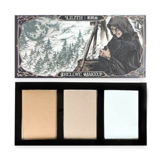 Paleta de contorno y resaltado de 3 colores SHELLWE MAKEUP - Lilith