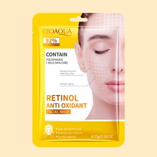Mascarilla facial antioxidante con retinol BIOAQUA, 25g