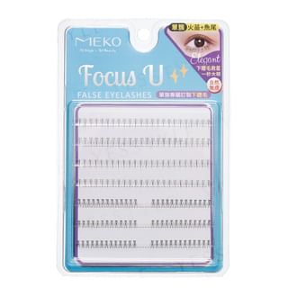 Pinceaux de cils inférieurs uniques MEKO Focus U - 174 clusters