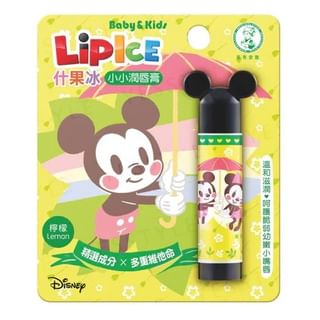 Rohto Mentholatum Disney Mickey Lip Balm - Baby & Kids, Lemon, 3.5g