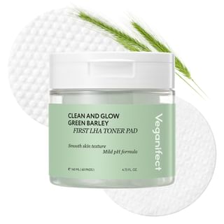 Veganifect Green Barley LHA Toner Pads