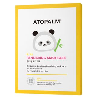 Set de paquetes de mascaras con forma de panda ATOPALM para niños