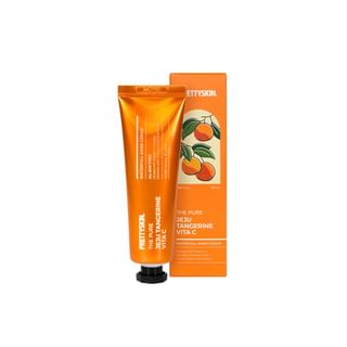 Crema de manos hidratante Pure Jeju con vitamina C y tangerina de Pretty Skin, 50 ml