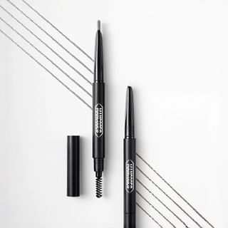 Péno pour sourcils MANCODES à deux extrémités naturelles - Noir (0,24g)