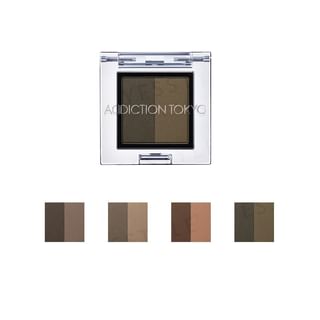 Polvo para cejas ADDICTION Duo comprimido 02 Marrón Duo