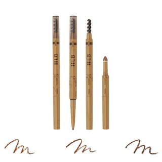Lápiz de cejas LB 3 en 1, marrón claro