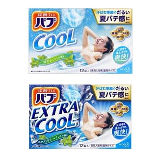 Kao Bub Cool Mint Bath Tablets - 12pcs