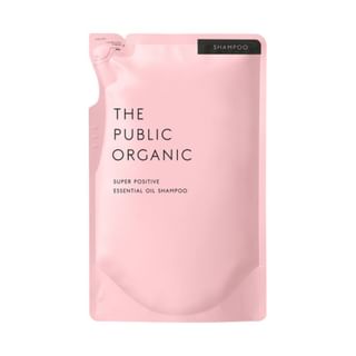 Champú floral y bosco The Public Organic con aceite esencial - Recarga de 400 ml