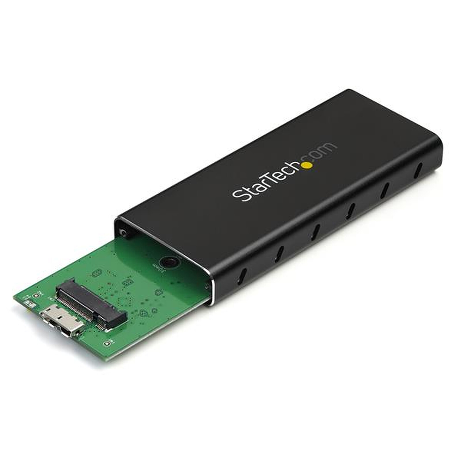 StarTech.com USB 3.1 enclosure for M.2 SATA SSD with USB-C cable - Aluminium