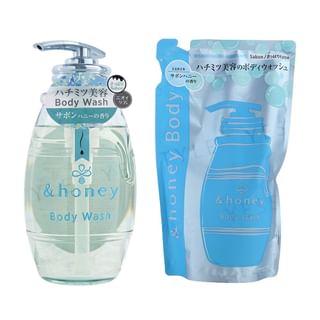 Gel de ducha corporal ViCREA &honey Sabón Esmeralda, recarga de 440 ml