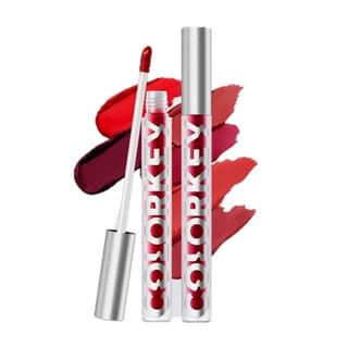 Lápices labiales líquidos de terciopelo ligero COLORKEY - 4 colores (#O238) - 1.7 g