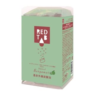 Health Lab Red Tab Far Infrared Bath Tablets with Bergamot - 50g x 6