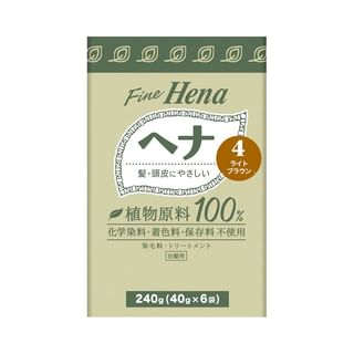 Dye de cabello TENSTAR Fine Henna, marrón claro, 40g x 6