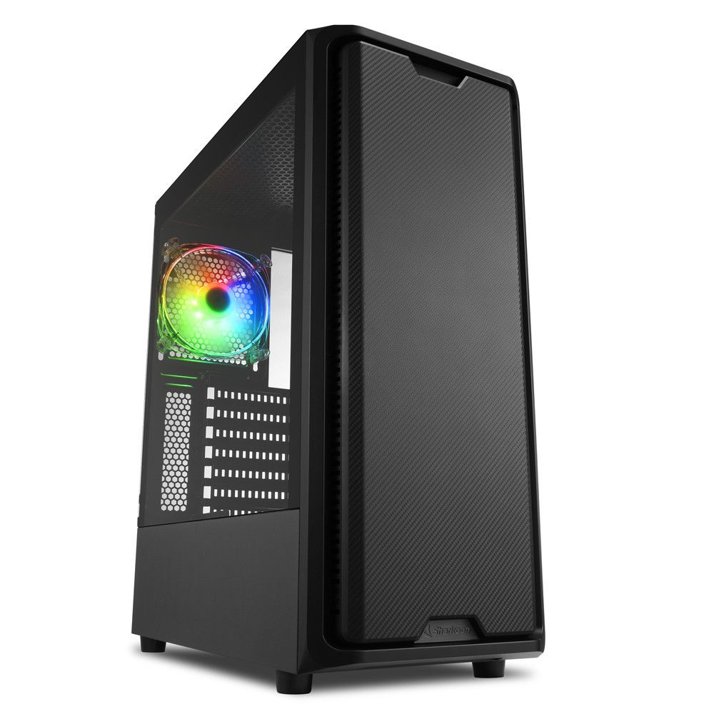 Sharkoon AK3 RGB Midi Tower Black