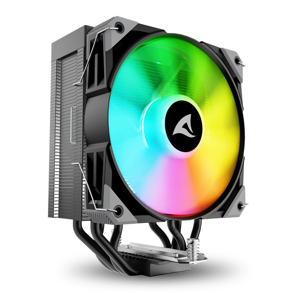 Sharkoon A40 RGB Processor Air Cooler 12cm Black