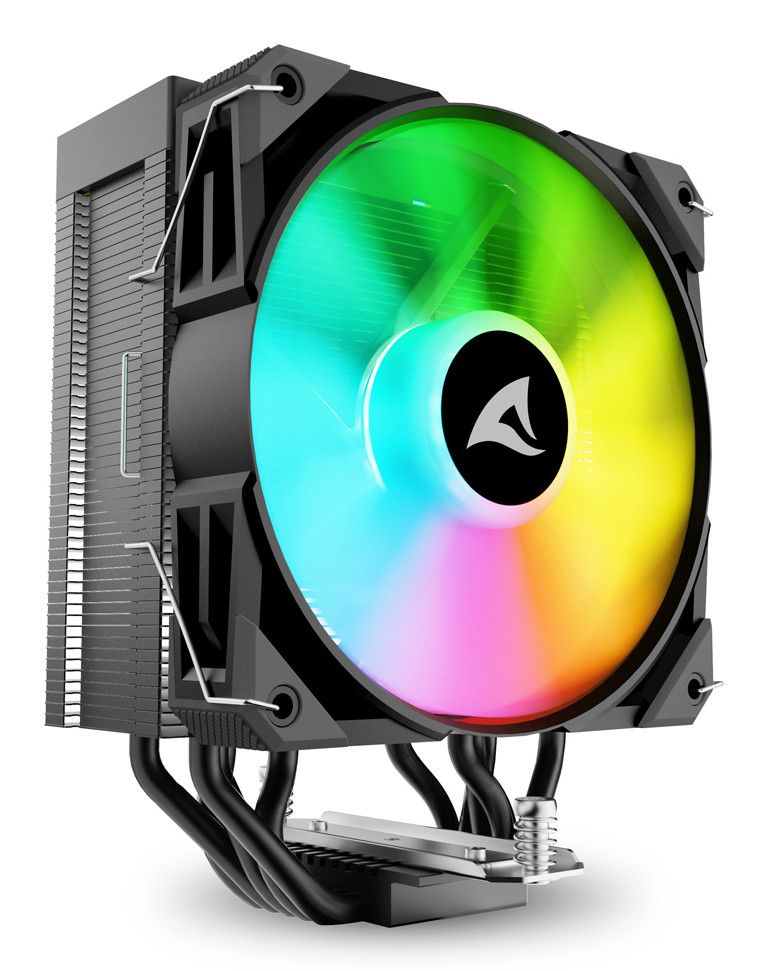 Sharkoon A50 RGB 12cm Air Cooler - Black