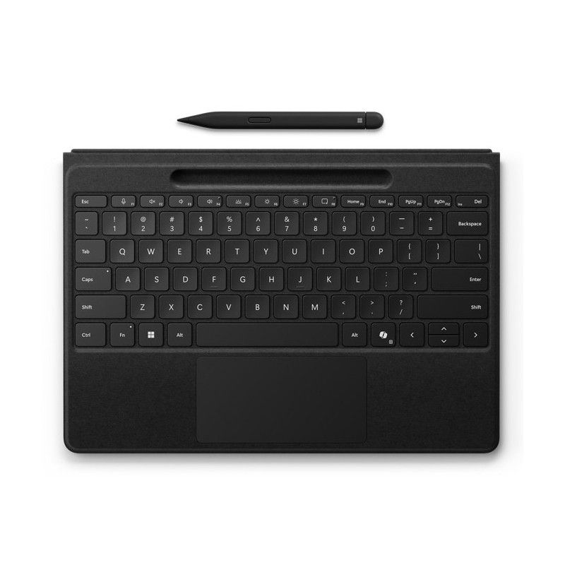 Clavier Microsoft Surface Pro Flex sans fil noir avec Slim Pen