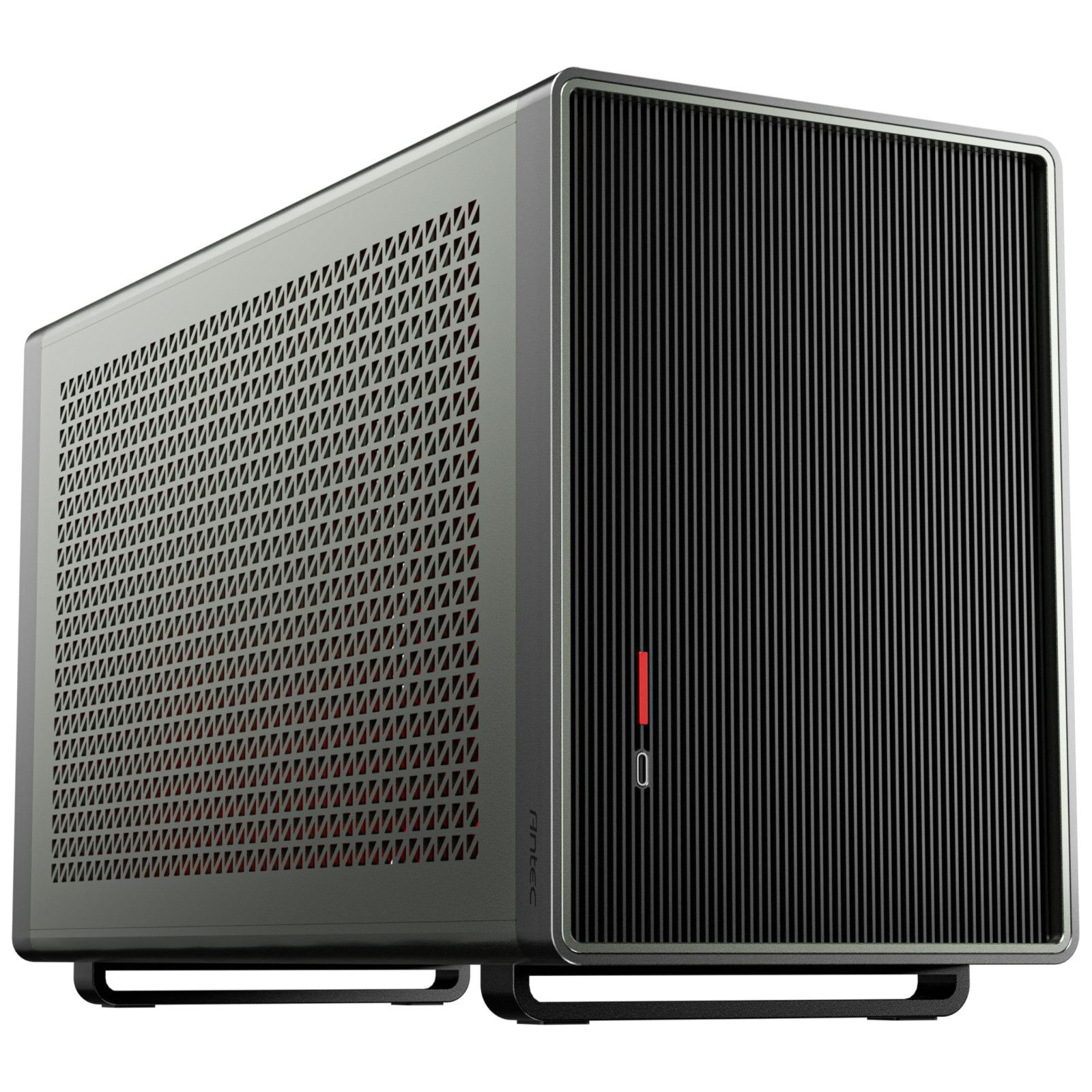 Antec Performance 1M Aventurine Mini-ITX Gaming PC - No Power Supply (SFX/SFX-L) - USB