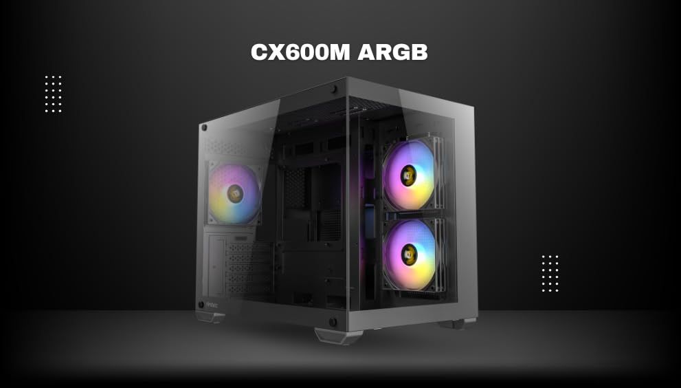 Antec CX600M ARGB Mini Tower Black