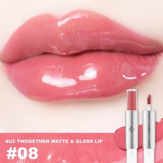 Kit de labios mate y brillante 4U2 - 08 ¡Más y más!