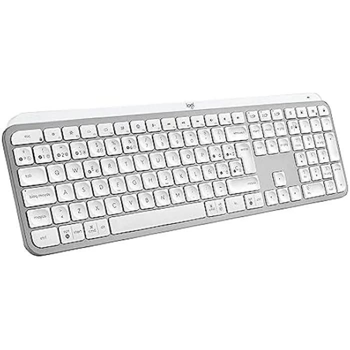 Logitech MX Keys S Wireless Keyboard - Backlit - Bluetooth LE - Spanish QWERTY Layout