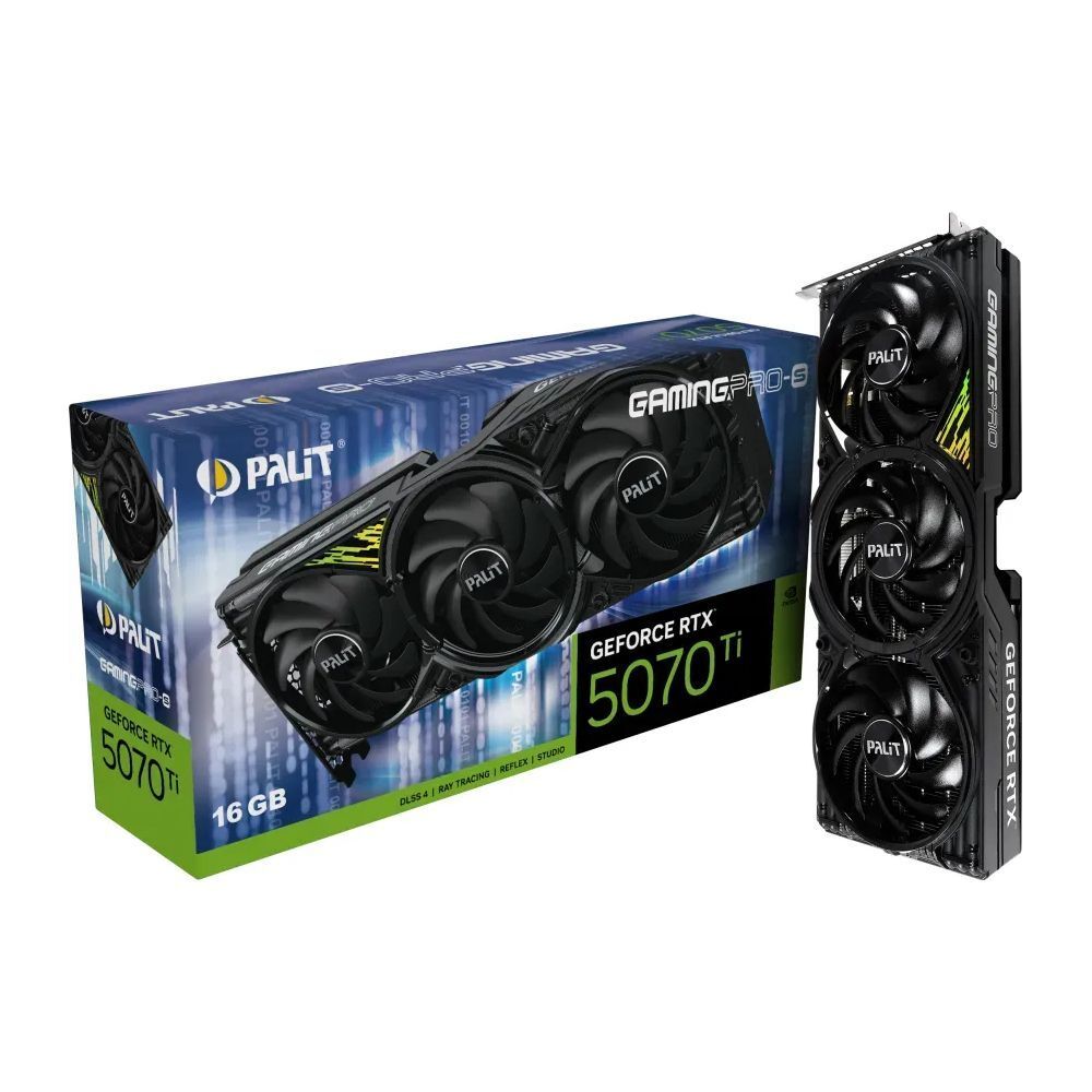 Palit GeForce RTX 5070 Ti Gaming Pro-S (16GB GDDR7, PCI-Express)